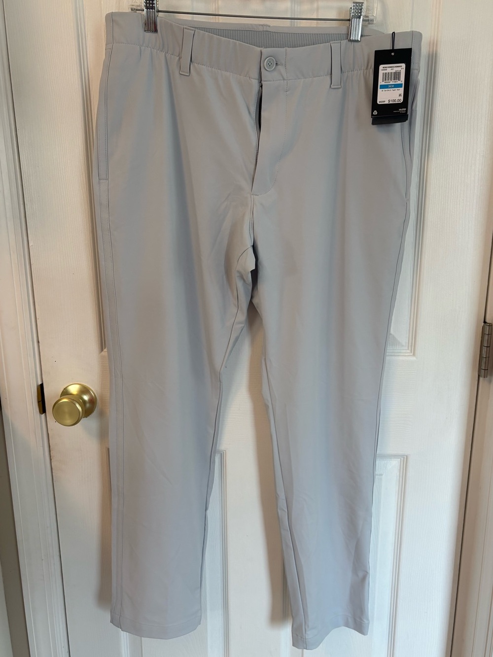 NWT Under Armour Men's Light Gray Performance pants